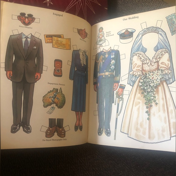 Simon and Schuster Other - Vintage Chuck & Di have a Baby ! Baby Doll Book